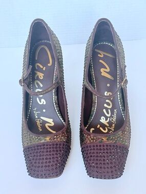 Circus NY by Sam Edelman Rhinestone Heels Size 8.5 – New (Read Details)